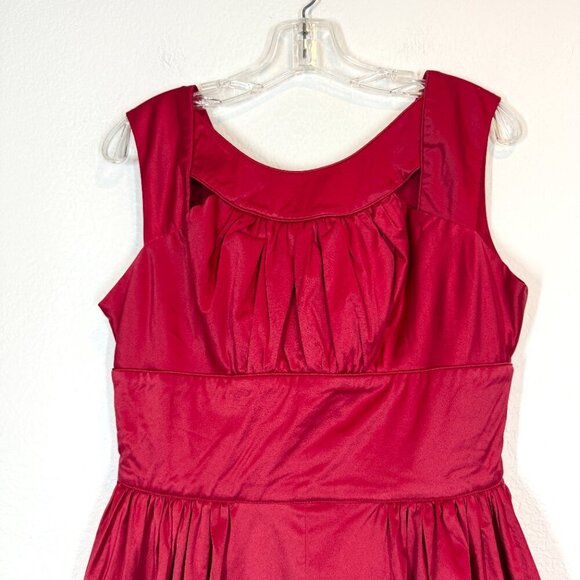 Trashy Diva Red Dress Retro Rockabilly Valentine's 50s Pinup 10 - Picture 5 of 12